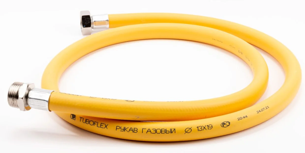 Подводка для газа ПВХ 3/4&quot; Г/Ш 2,5м (30 шт) Tuboflex