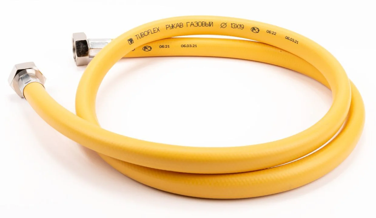 Подводка для газа ПВХ 3/4&quot; Г/Г 1,0м (60 шт) Tuboflex