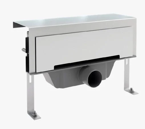 Щелевой душевой лоток MIANO 360мм матовый боковой слив D50, свободный монтаж