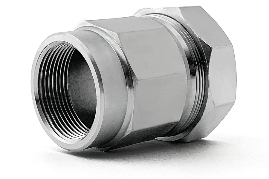 Муфта обжимная 1-1/2&quot; (Ду 40) внутренняя резьба, для трубы с диаметром Дн 47,9мм-51,5мм ДТРД