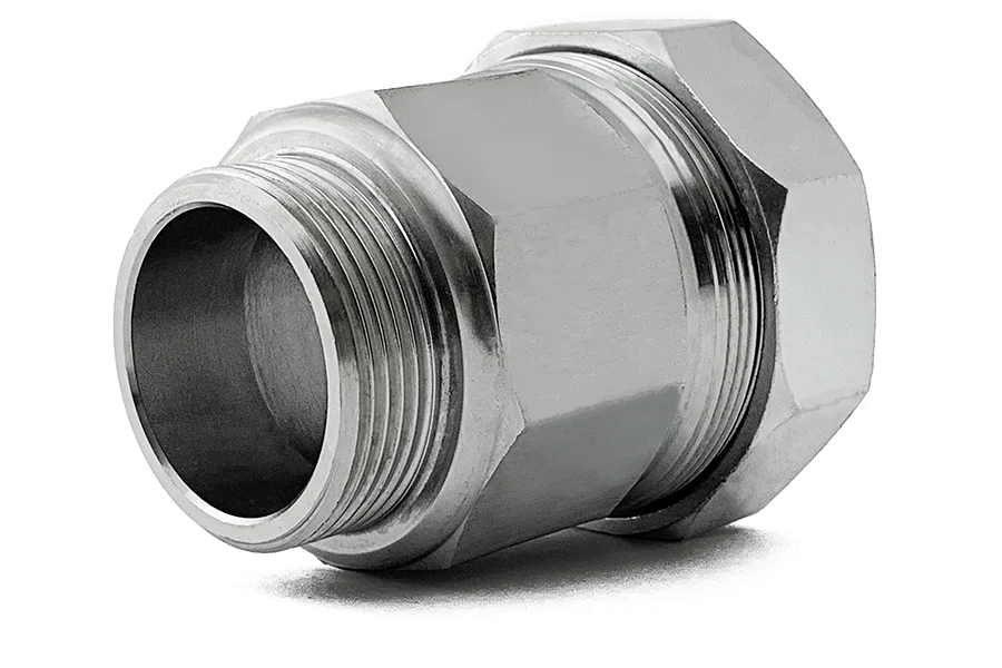 Муфта обжимная 1-1/2&quot; (Ду 40) наружная резьба, для трубы с диаметром Дн 47,9мм-51,5мм ДТРД