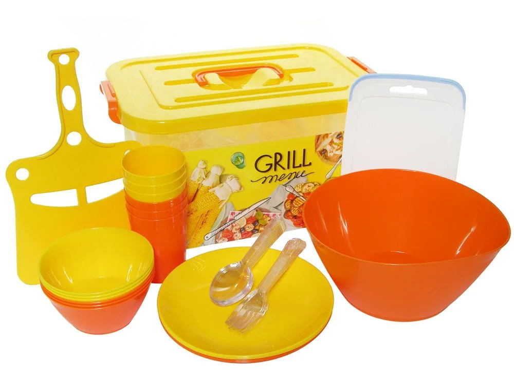 Набор для пикника на 6 персон &quot;GRILL MENU&quot; 34 предмета