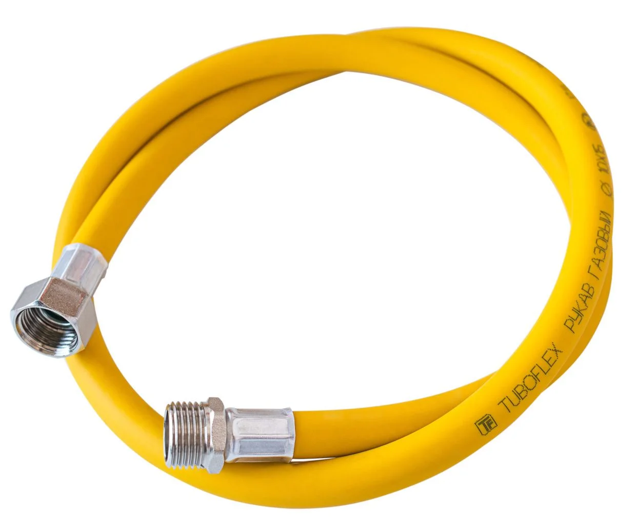 Подводка для газа ПВХ 1/2&quot; Г/Ш 1,2 м (125 шт) Tuboflex